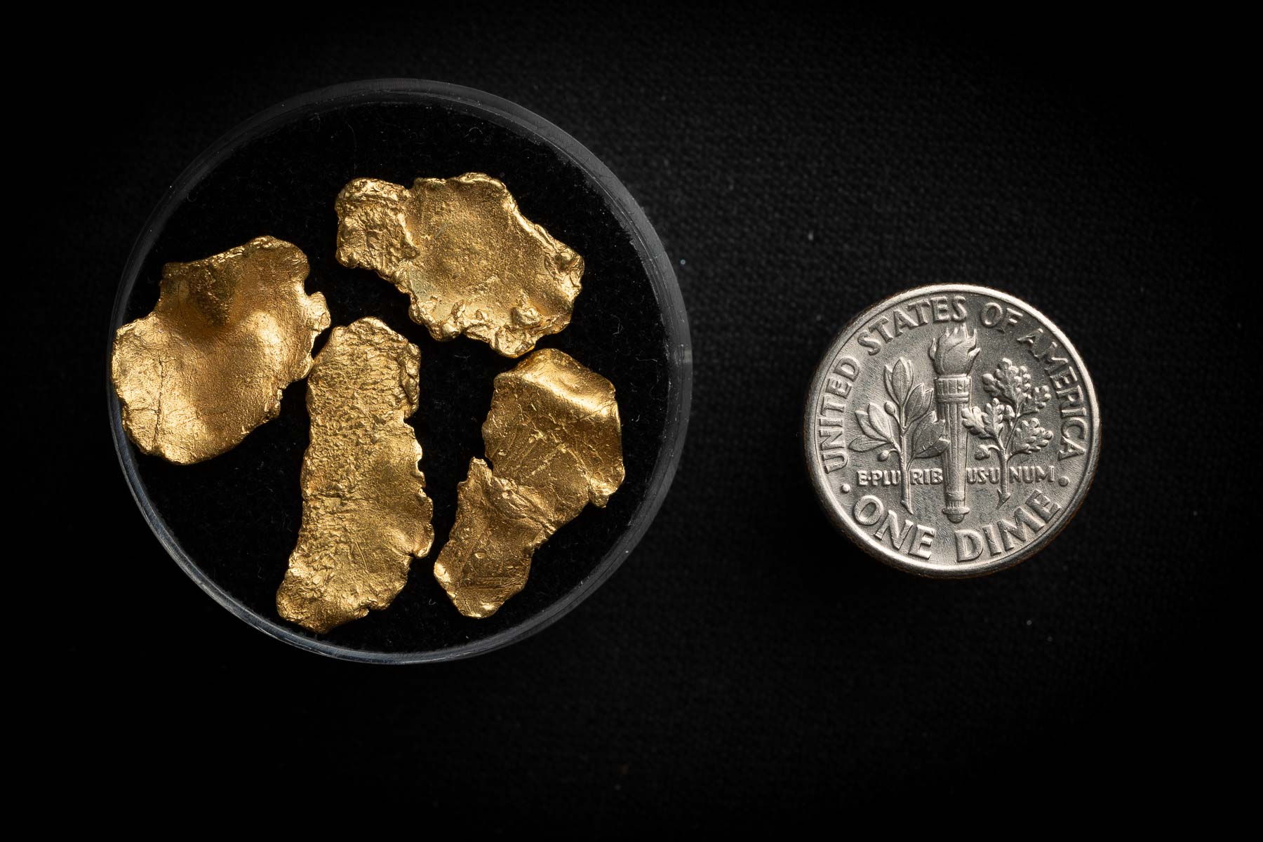Natural Yukon Leaf Gold Nuggets - Lot 144
